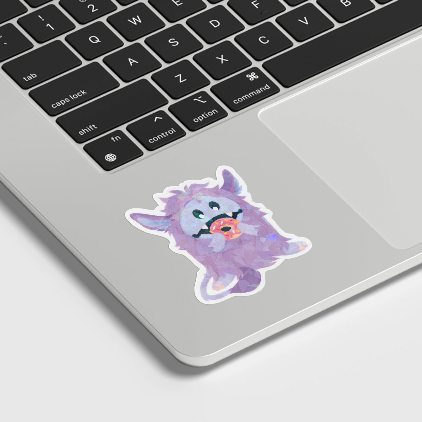 Zura Doughnut Die-Cut Holographic Sticker