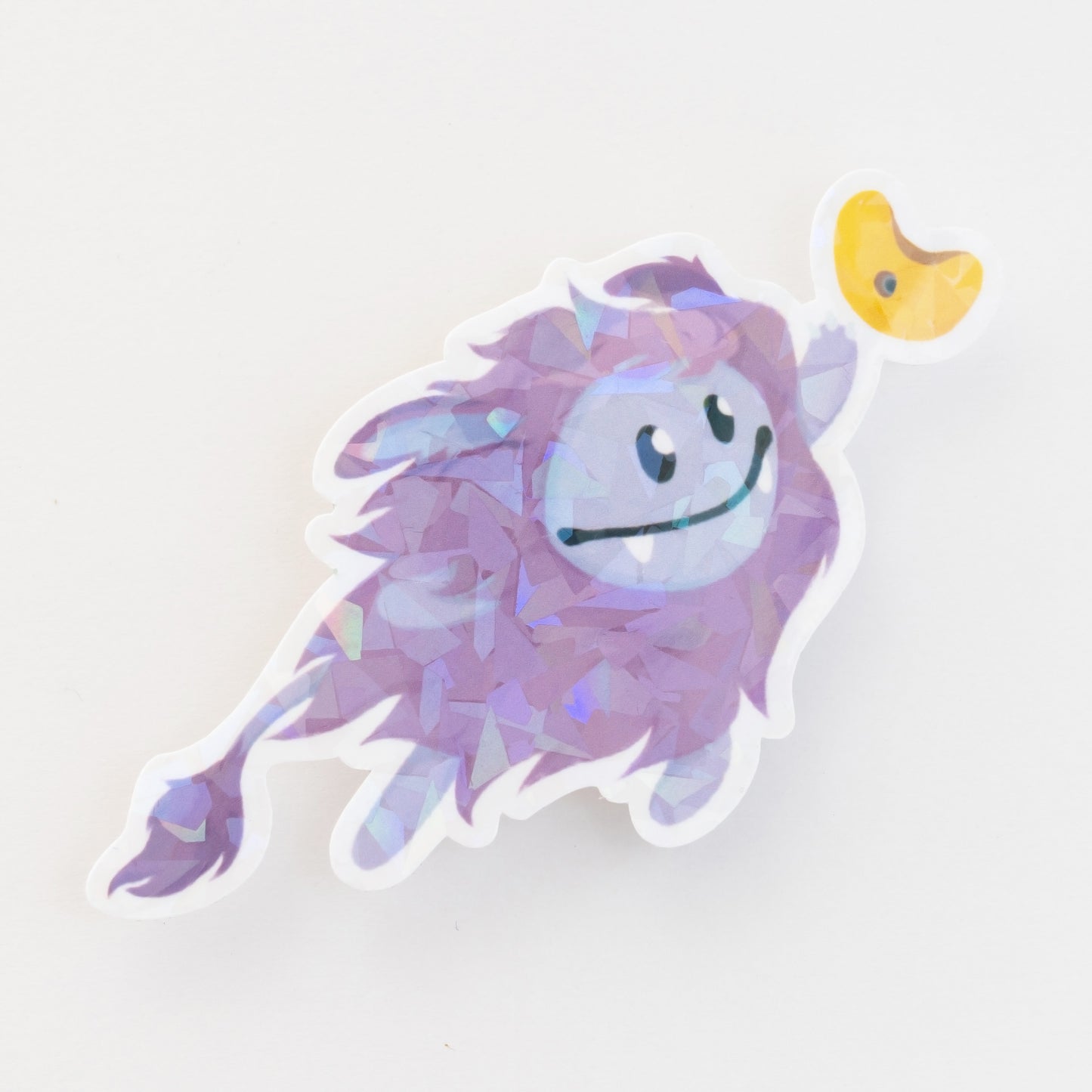 Zura Dynamic Move Die-Cut Holographic Sticker