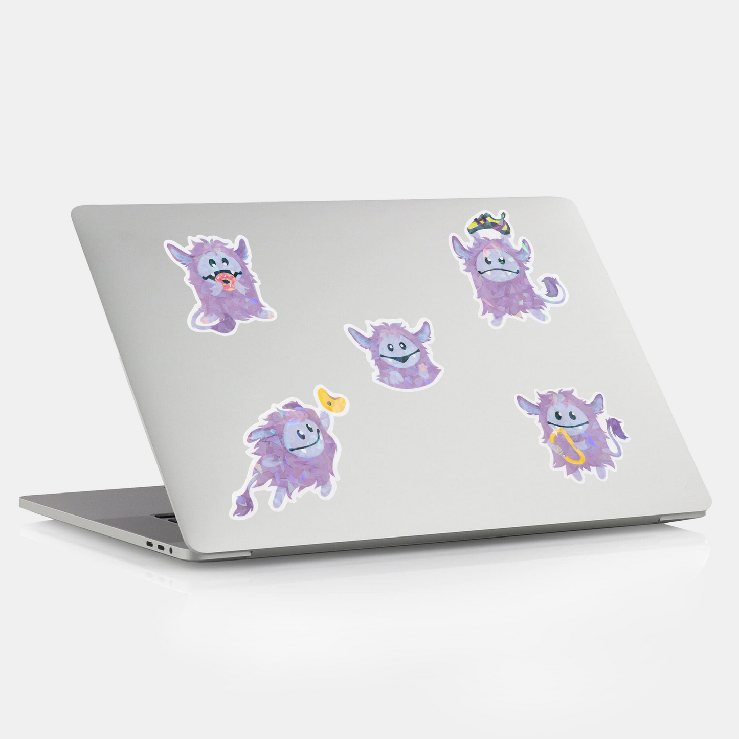 Zura Doughnut Die-Cut Holographic Sticker