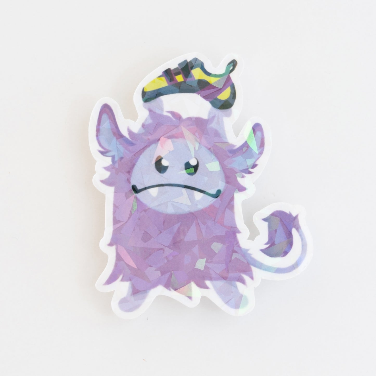 Zura Climbing Shoe Die-Cut Holographic Sticker