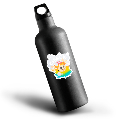 Moochi Chalk Die-Cut Reflective Sticker