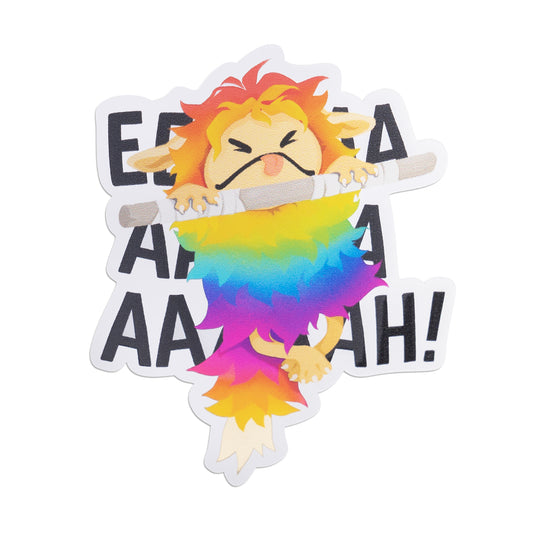 Moochi Pull-Up Die-Cut Reflective Sticker