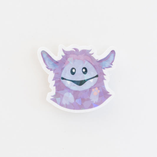 Zura Waves Hi Die-Cut Holographic Sticker